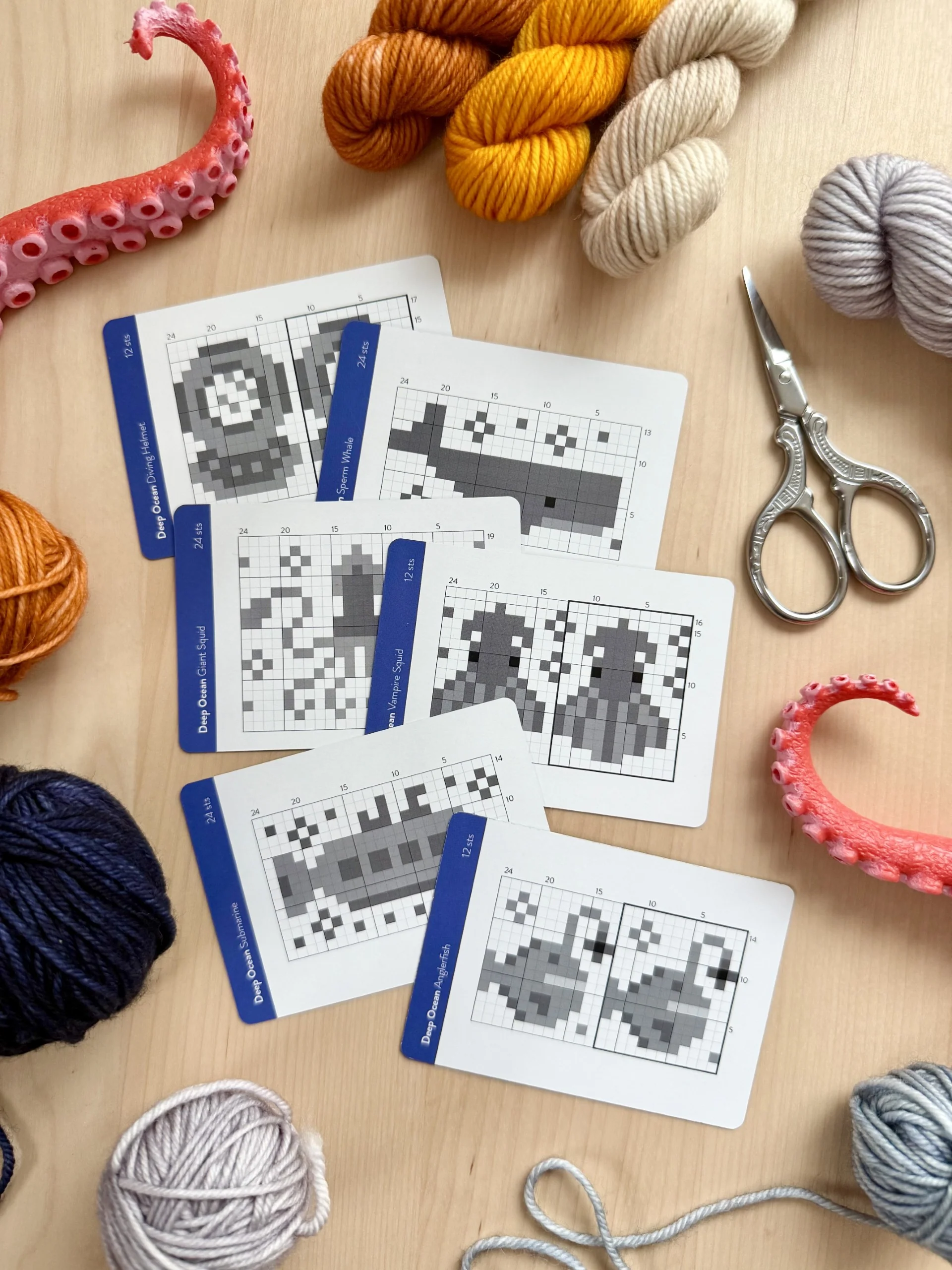 Doodle Card Deck - Deep Ocean Club
